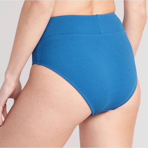 NWT Bikini Swim Bottoms Old Navy Women's High-Waisted Ribbed Classic, Size 3X - Picture 2 of 7